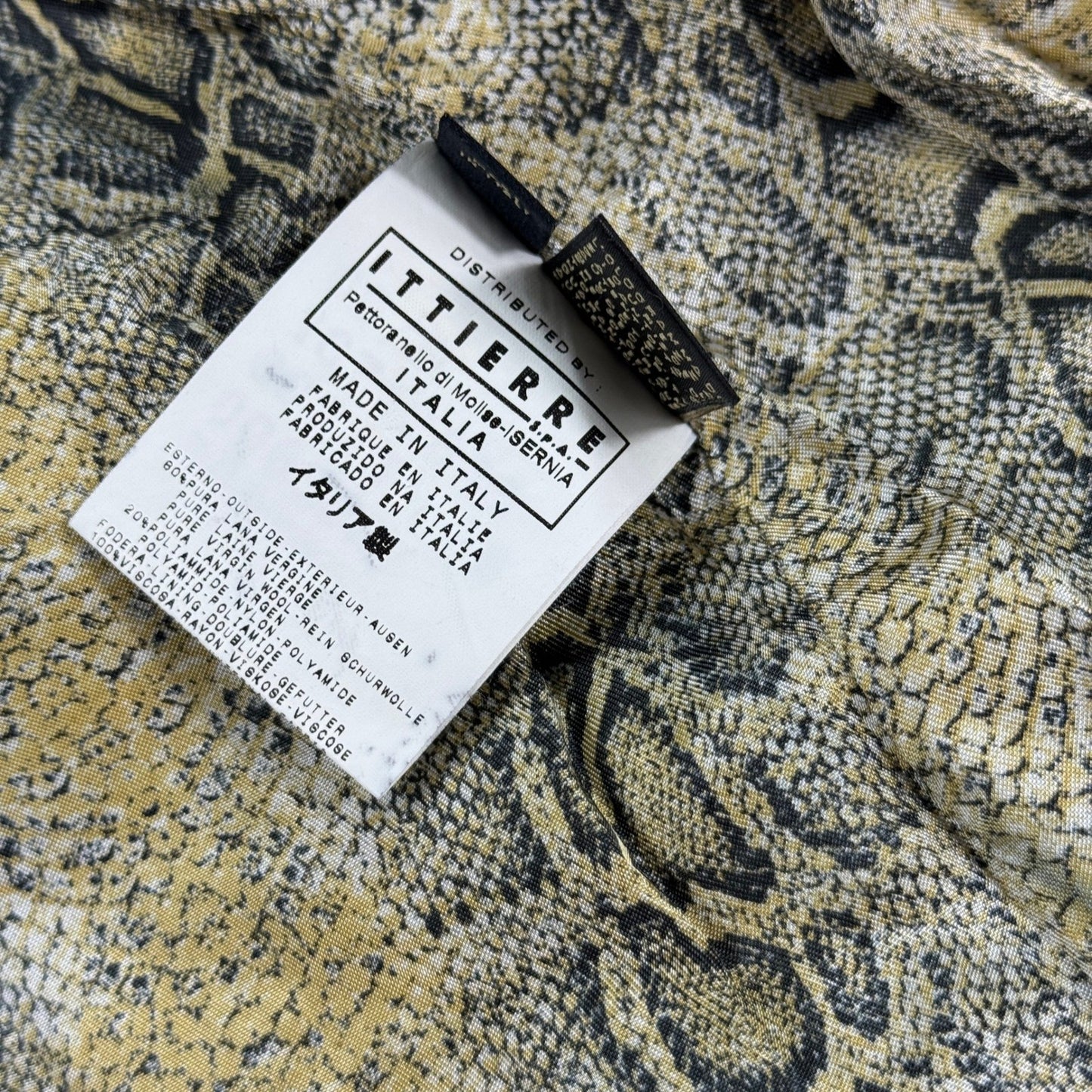 Roberto Cavalli Virgin Wool Long Coat Womens Sz 40 Lined Snap Buttons Authentic