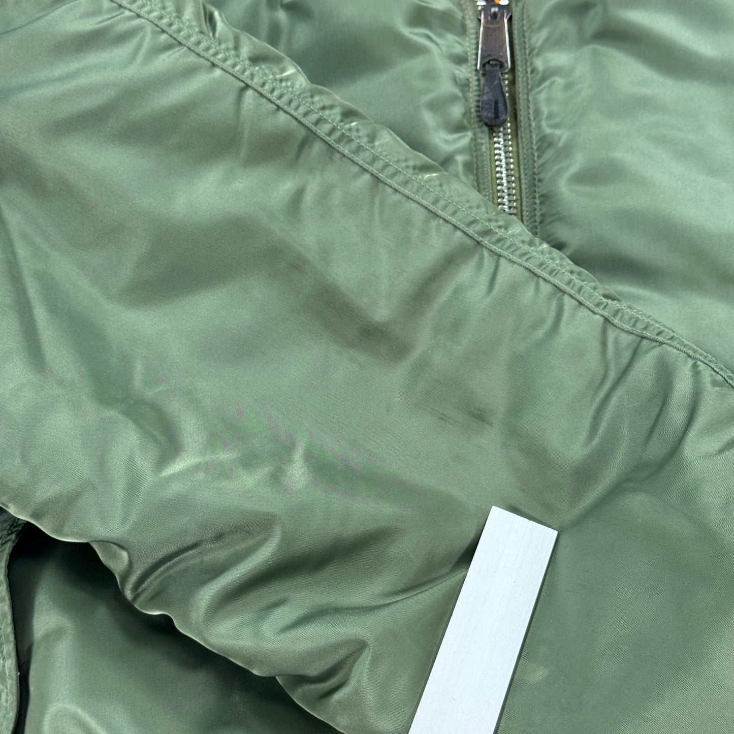 Vintage Schott Bros MA-1 Flight Bomber Jacket mens Medium Olive Green Military