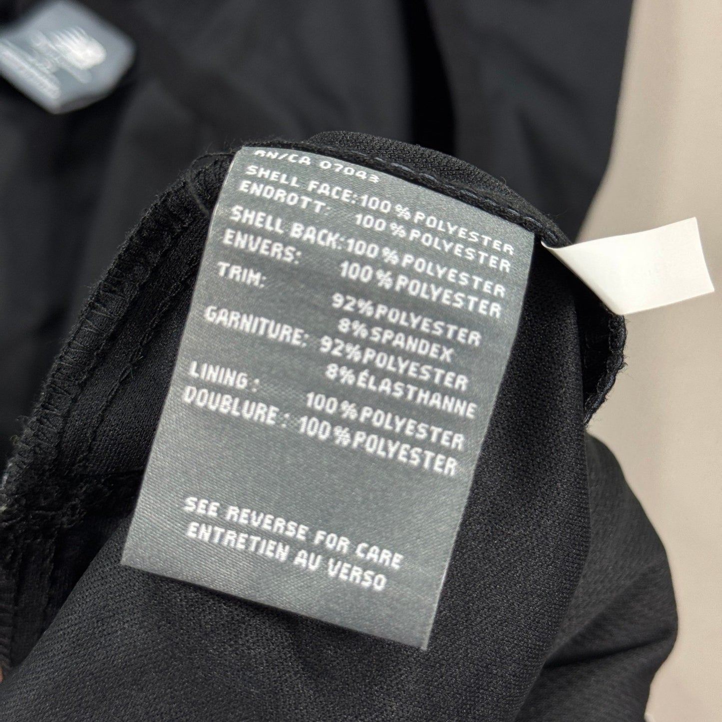 New Balance Windbreaker Jacket mens Large Black Blue Full Zip Mesh Lined Hooded