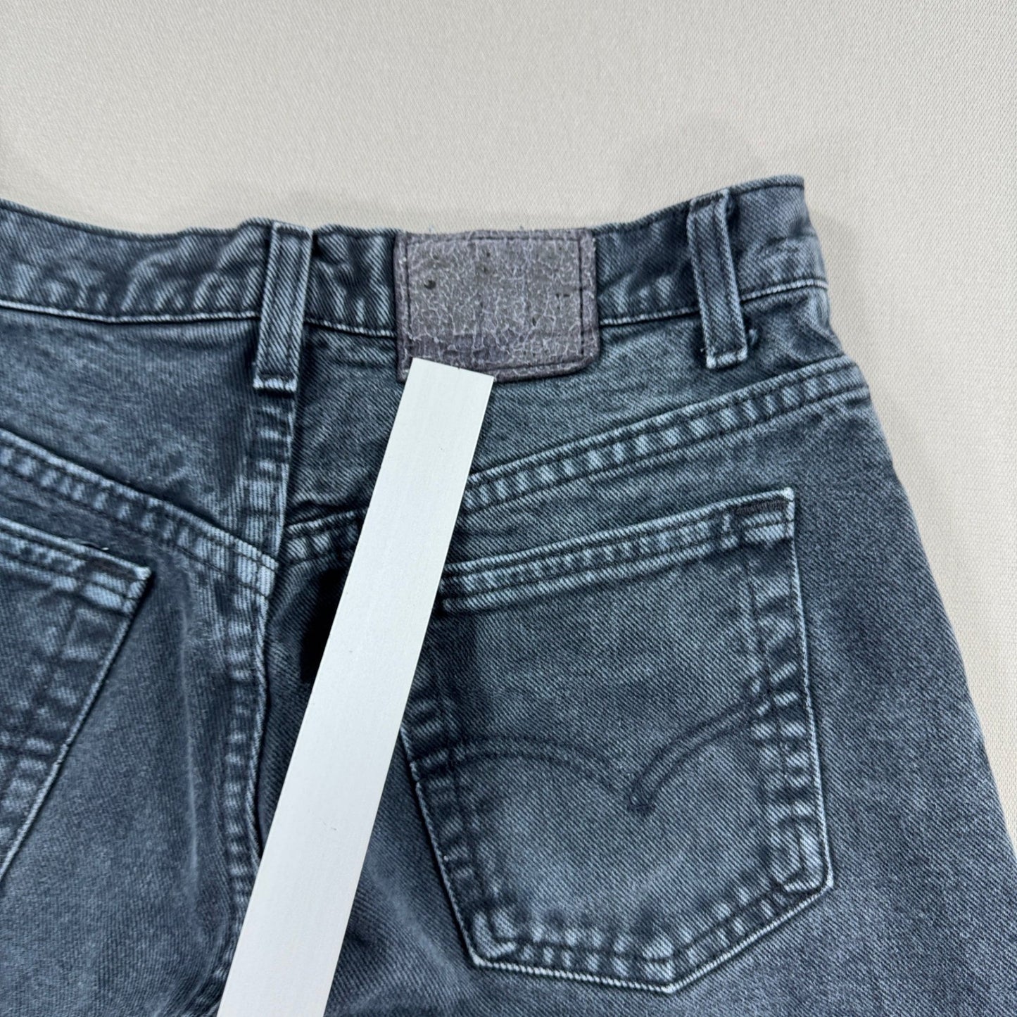 Levi's Silver Tab Jeans Men's 28x30 Black Loose Fit Dark Wash Straight Leg Baggy