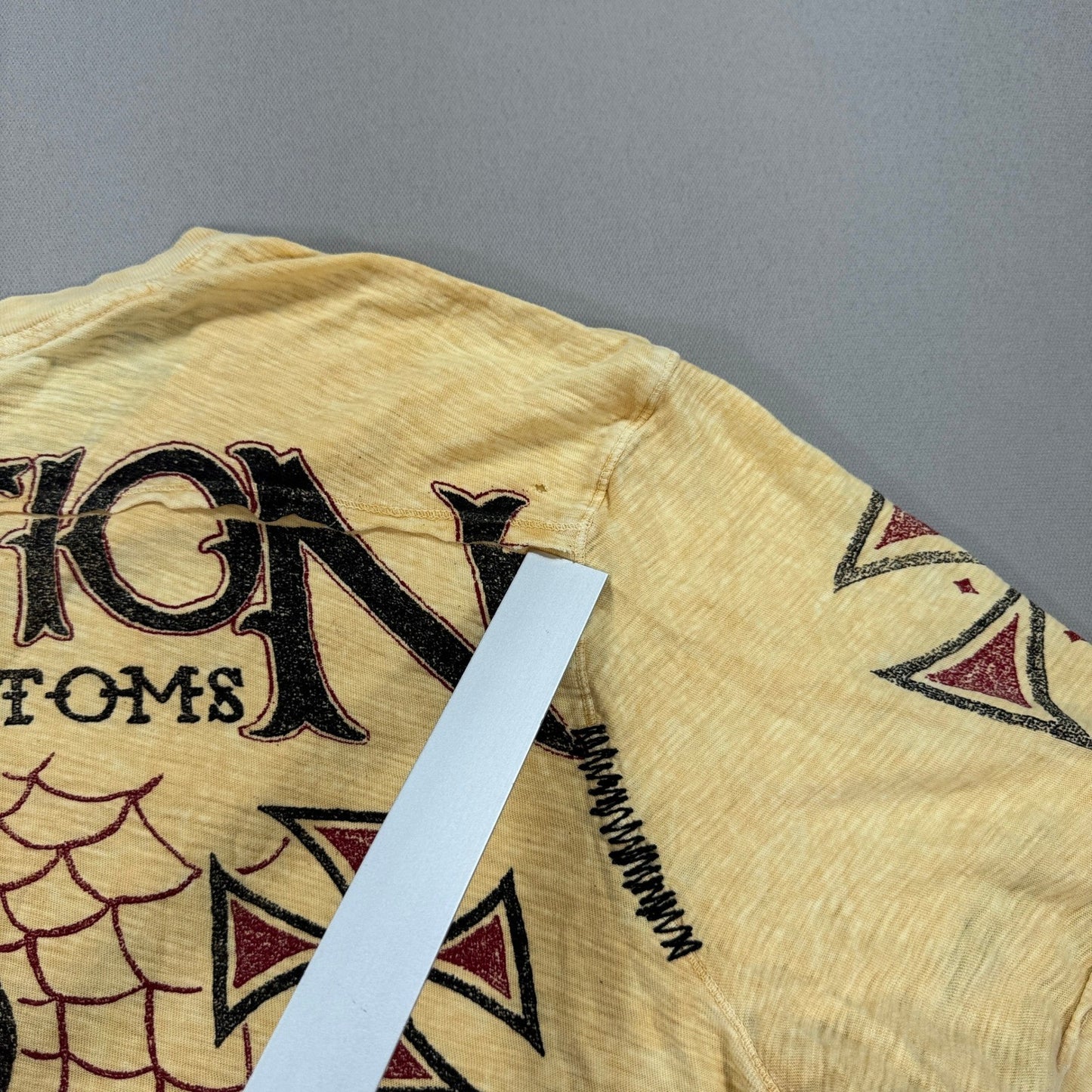 Affliction T Shirt Garage Motor Club Built For Speed Mens 2XL Spade Thrashed