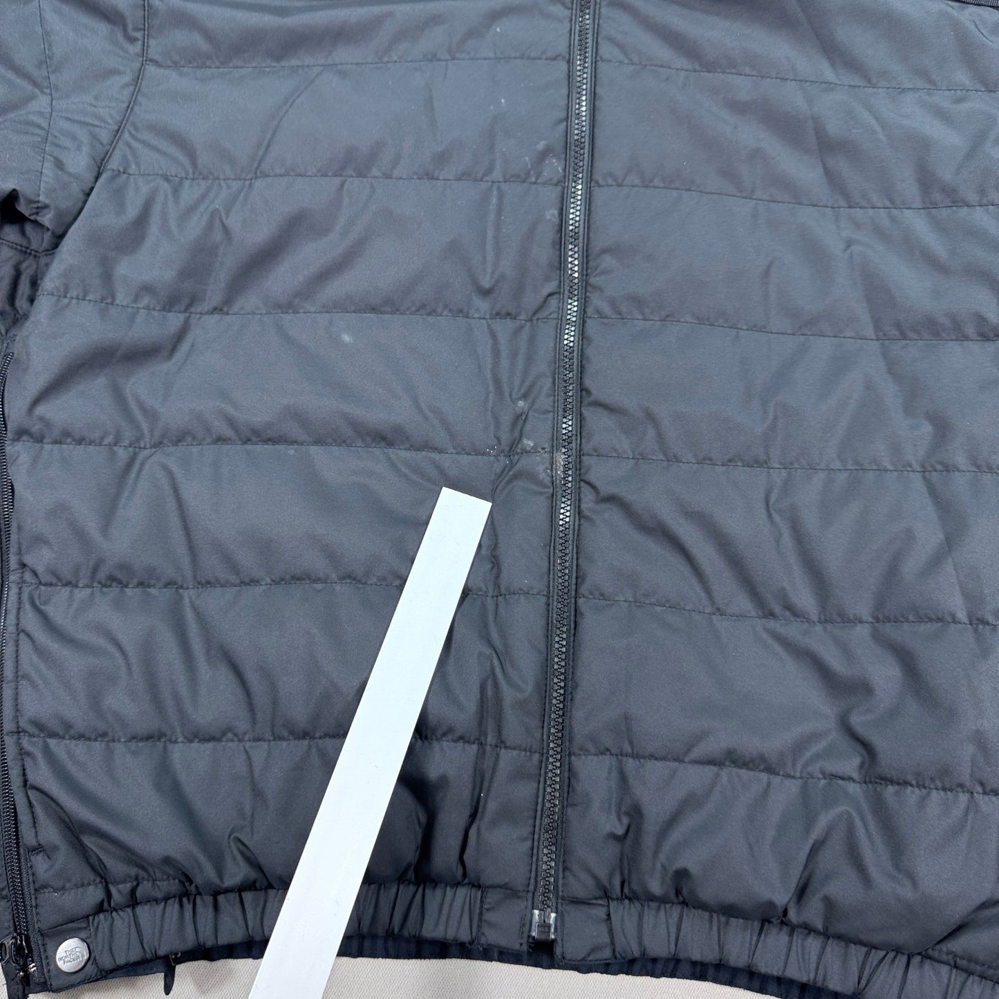 The North Face Ski Jacket Double Layer Coat mens Large Black Side Ventilation