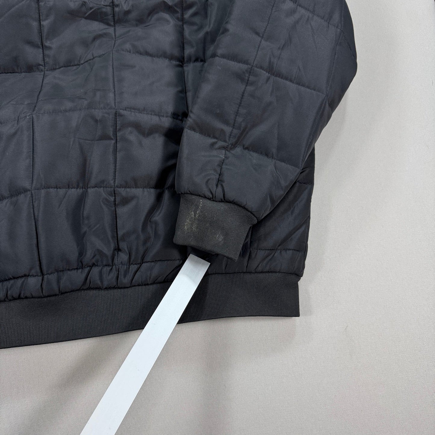 Tough Duck Bomber Jacket Quilted Lined mens 2XL Black Full Zip Padded Insulated