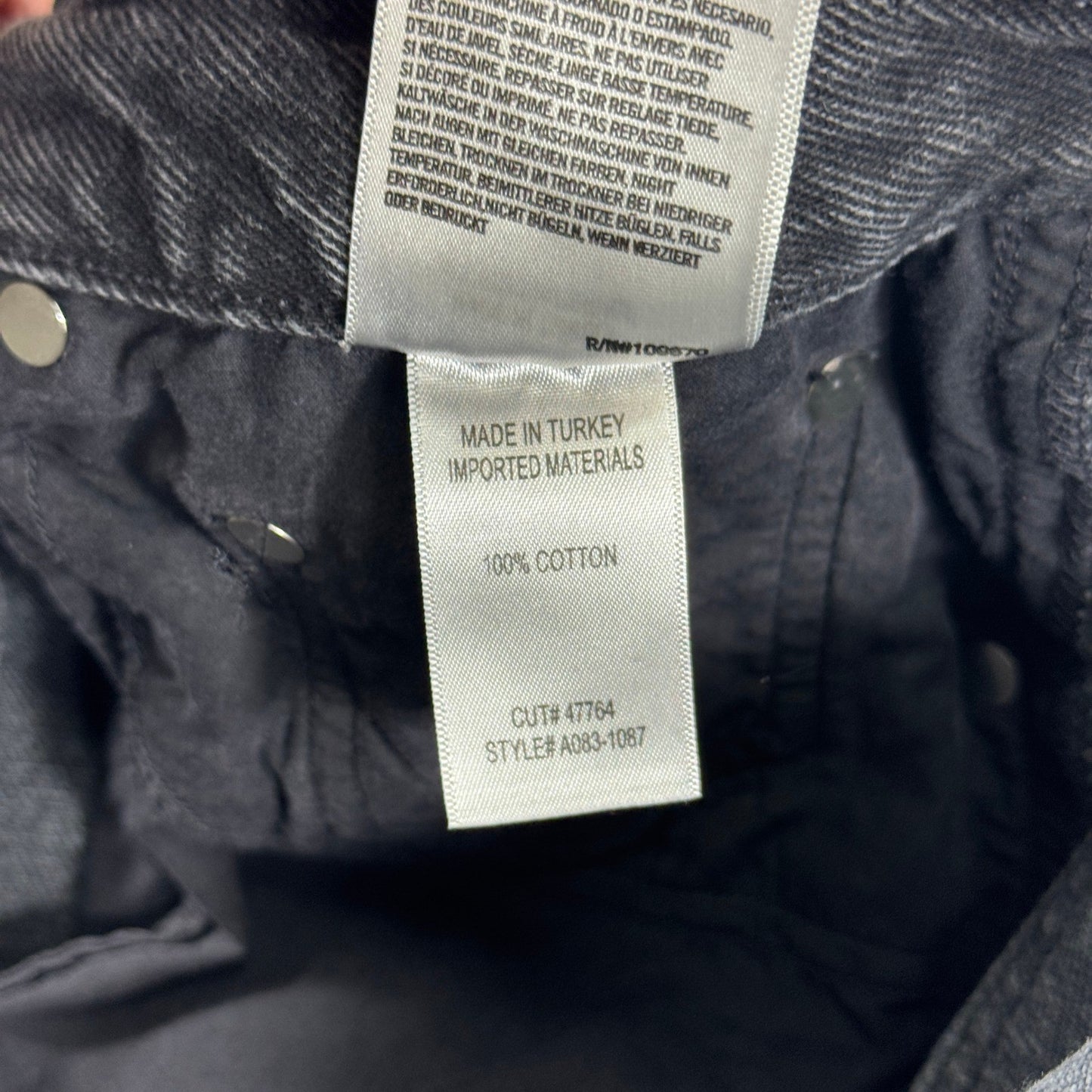 AGOLDE Cutoff Denim Shorts Womens Size 31 High Rise Distressed Button Fly