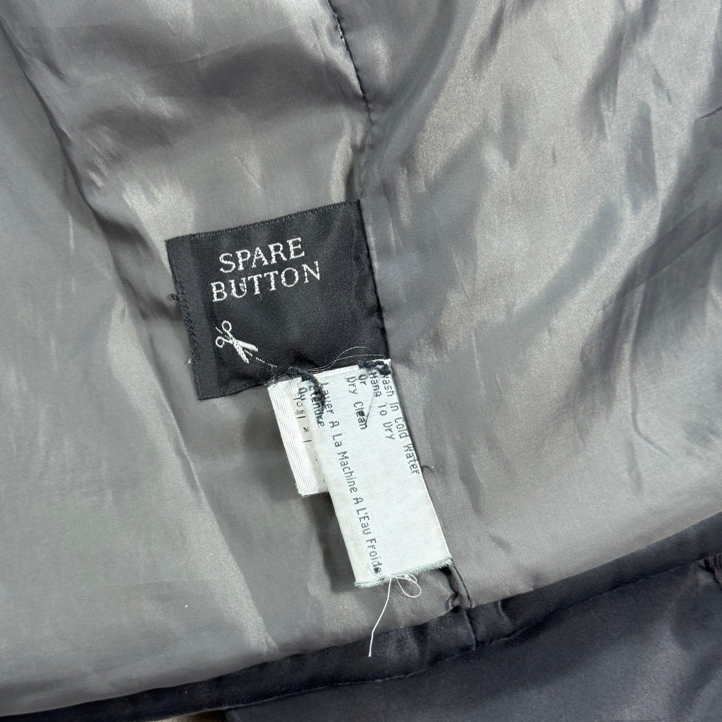 Levi Strauss Parka Jacket Hooded Puffer Quilted mens Medium Black Winter Coat