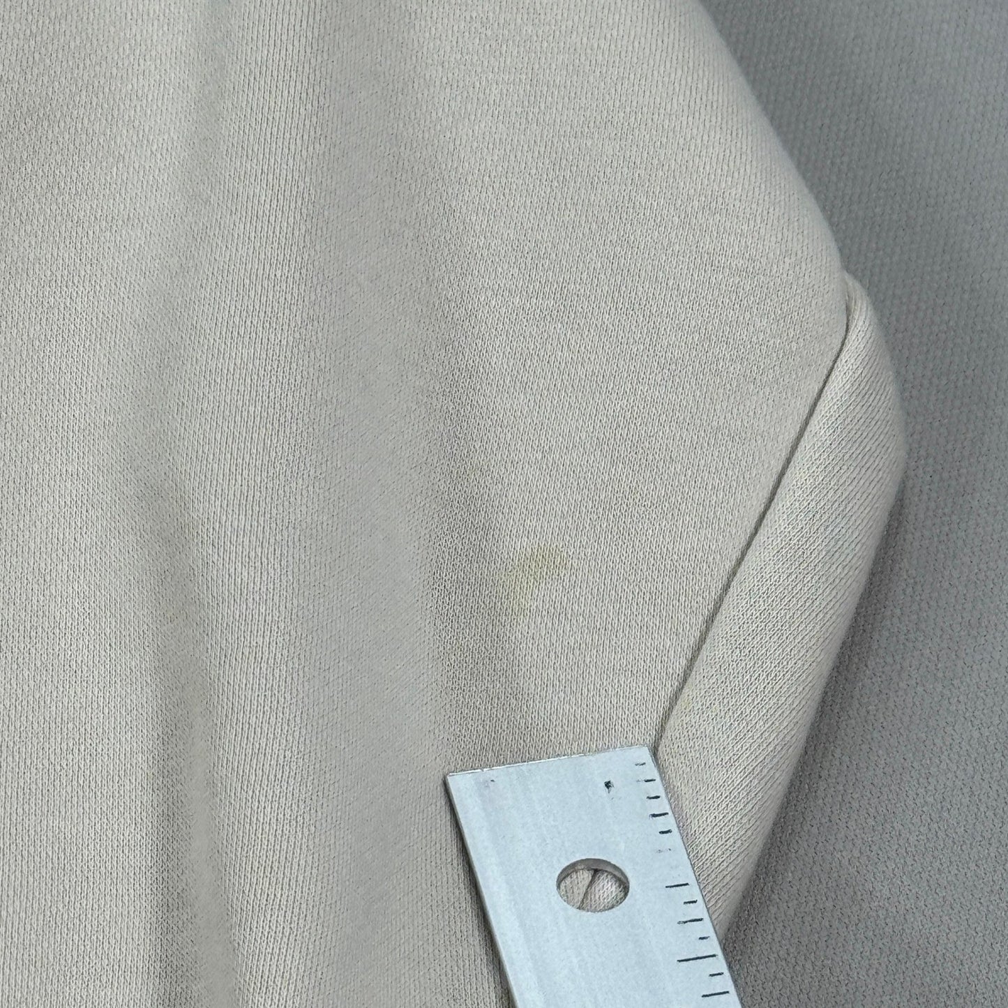 Tommy Jeans Pullover Mock Neck Sweatshirt Beige Logo Minimalist mens 2XL