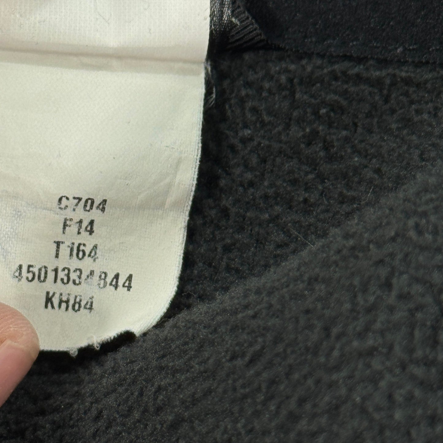 The North Face Khumbu Jacket mens 2XL Gray Full Zip Fleece Sweater Black