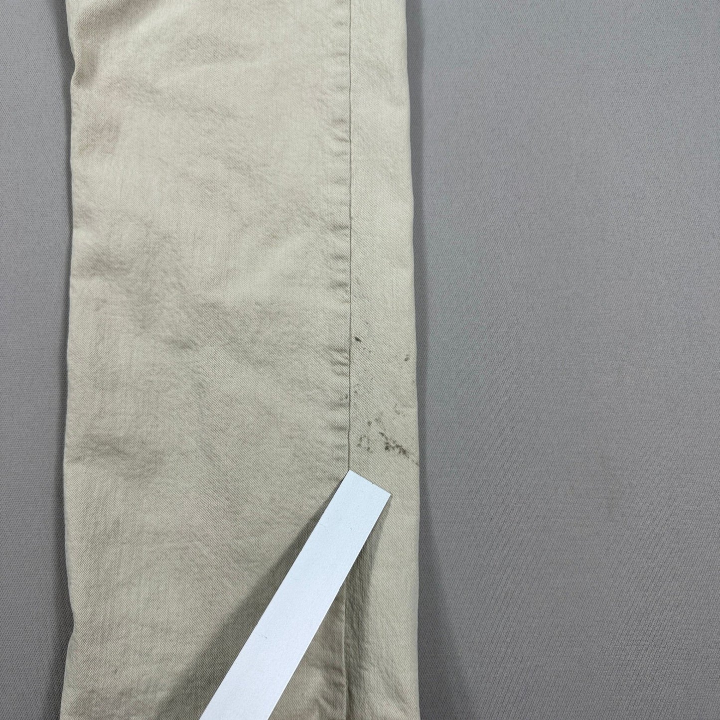 Polo Ralph Lauren Jeans Mens 36x34 Beige Dungerees Pants Straight Leg