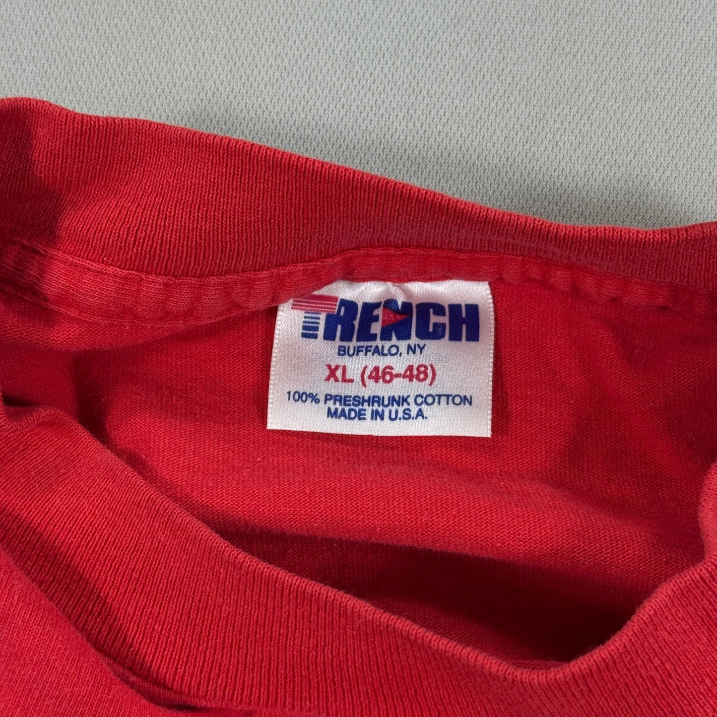 VTG Chicago Blackhawks NHL Hockey Shirt mens XL Red Single Stitch Made In USA