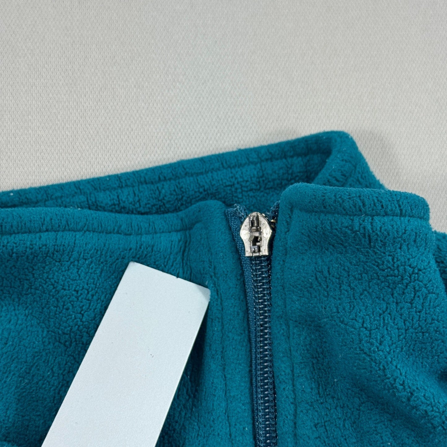 Nike ACG Fleece Sweater mens Medium Teal Half Zip Pullover Cozy waist Cinch