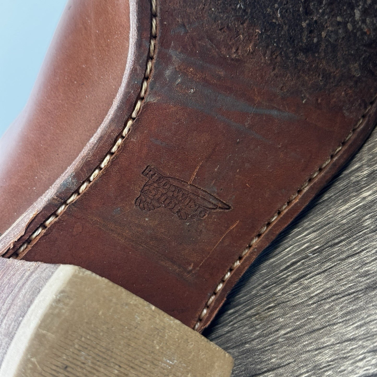 Red Wing Harriet Boots Womens 7.5B Pecan Boundary Brown Leather Heeled Ankle