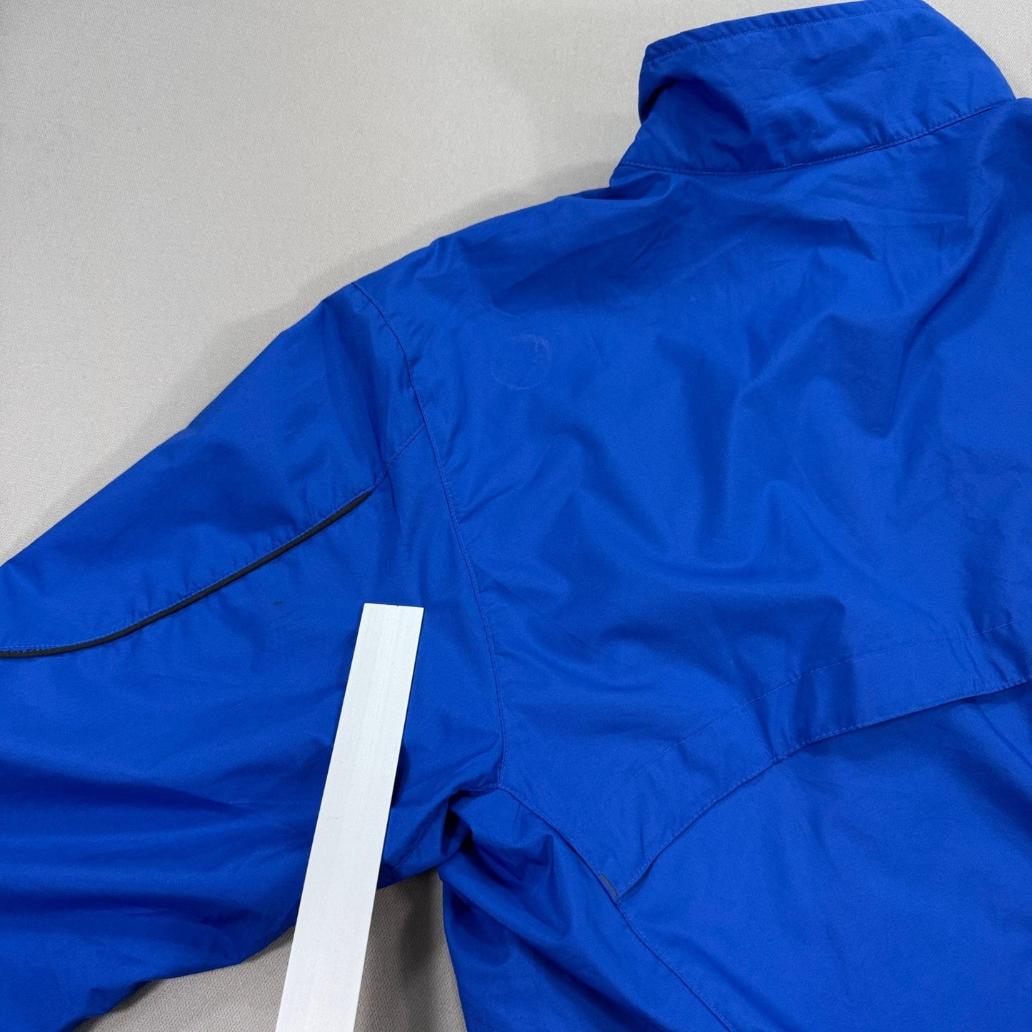 Nike Clima Fit Windbreaker Jacket mens Large Blue Full Zip Lightweight Golf