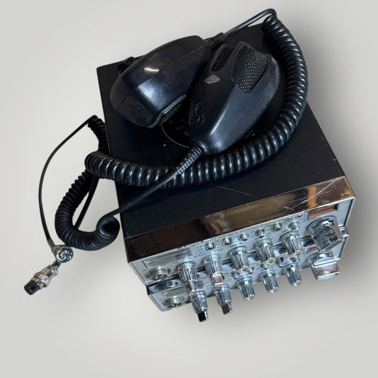 2x Vintage Cobra 29 WX NW ST SoundTracker CB Radios NightWatch Microphones Lot