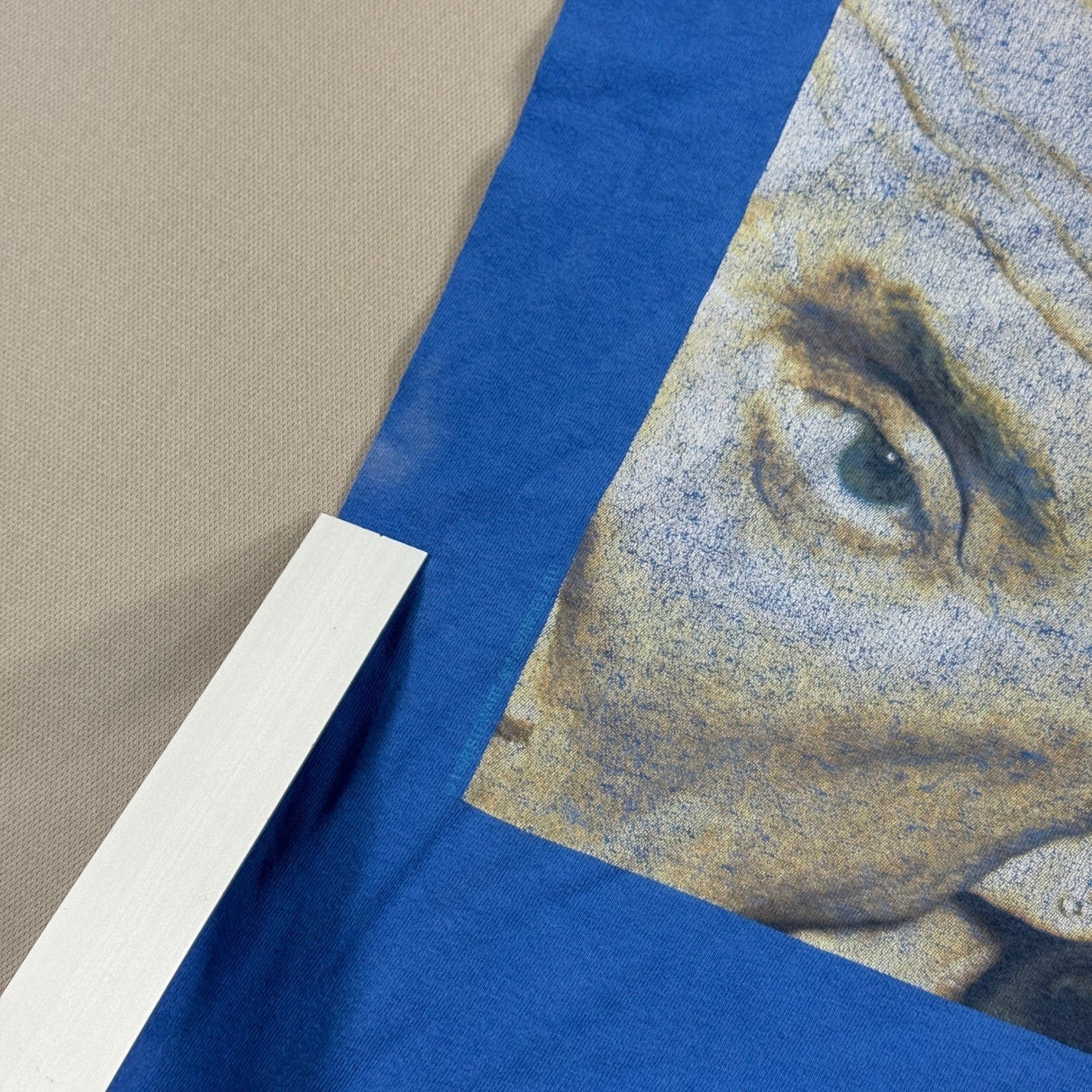 Vintage Rod Stewart Back to His Roots Music Concert T-Shirt mens XL Blue RARE