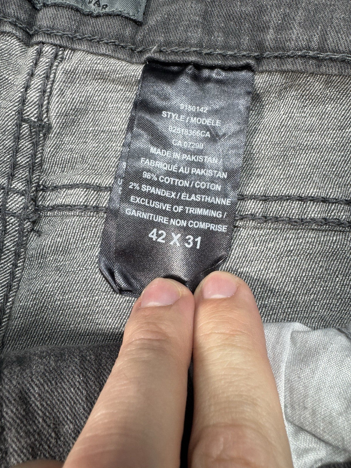 URBAN STAR DENIM JEANS Gray WAIST 42” X 31” INSEAM Brand New