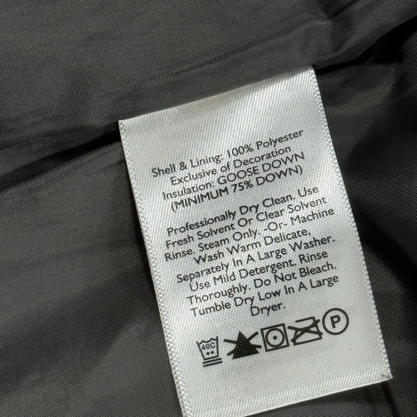 Eddie Bauer Goose Down Puffer Jacket mens Large Full Zip Premium Vest Quilted