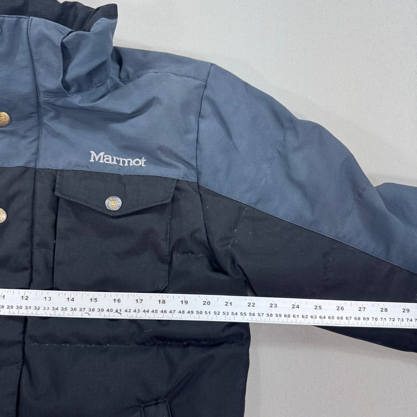 Marmot 700 Down Filled Coat mens Medium Two Toned Winter Coat