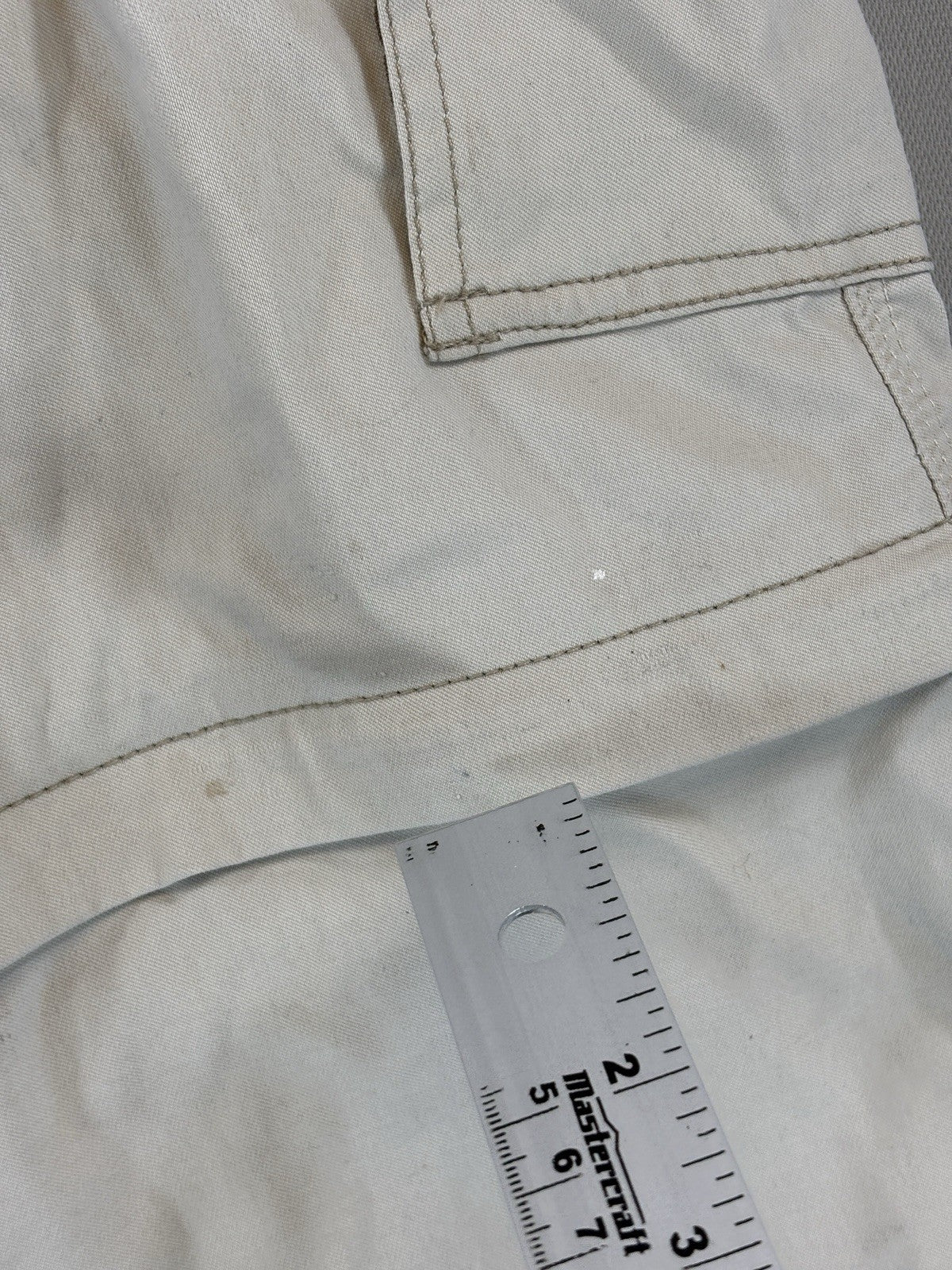 Prana Convertible Cargo Beige Pants mens Large 30L Stretch Outdoor Hiking Zip