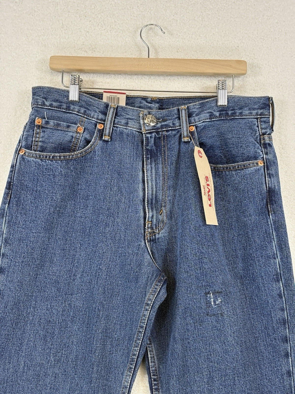 Levi's 516 Slim Straight Jeans Mens 34x30 Medium Wash NEW