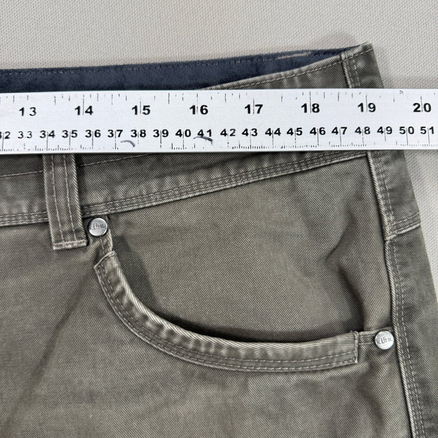 2PCS Kuhl Free Rydr Pants Men's 38x32 Brown Carpenter Relaxed Fit Distressed