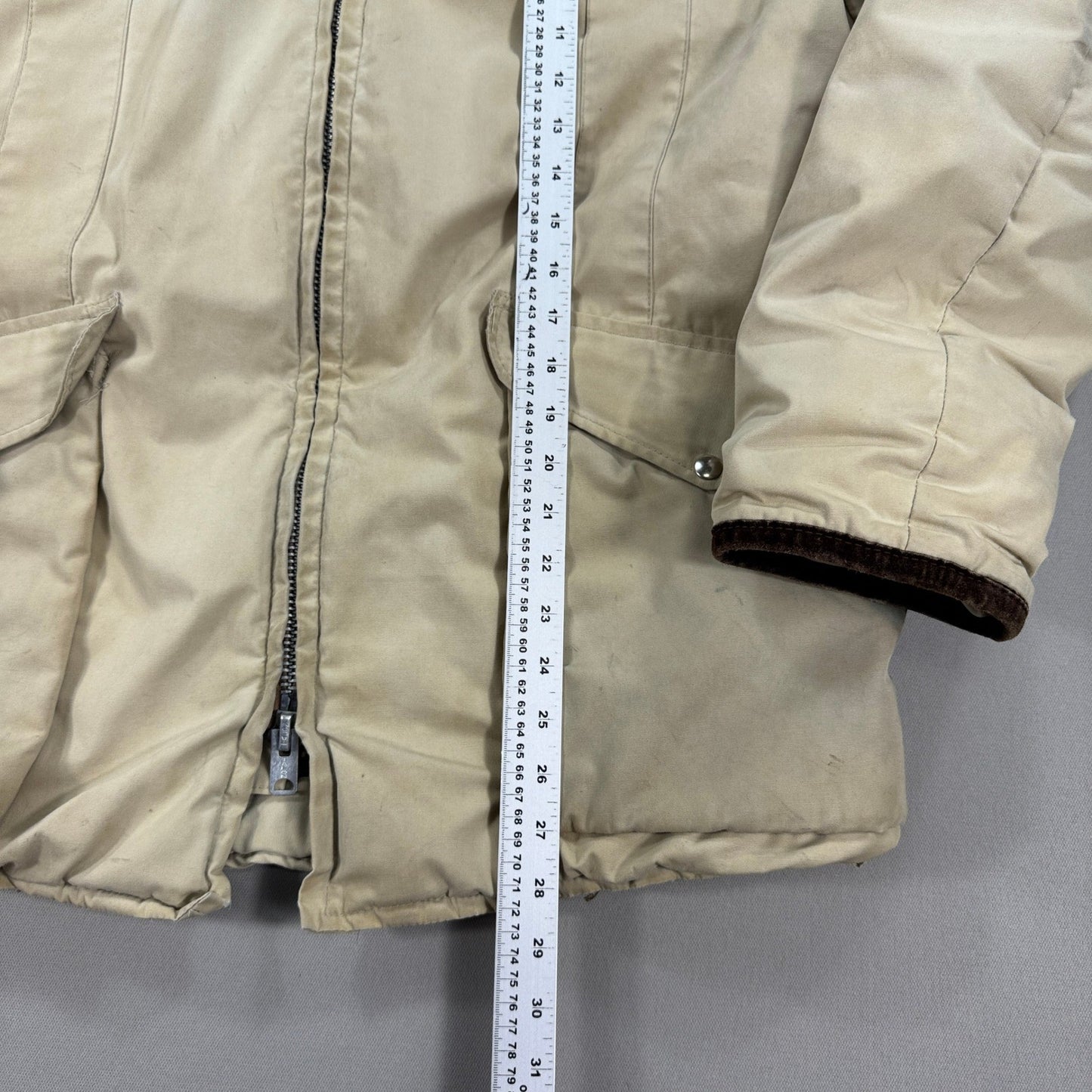 Vintage 10-X Shooting Jacket America's Finest Clothing mens Large Brown Patch