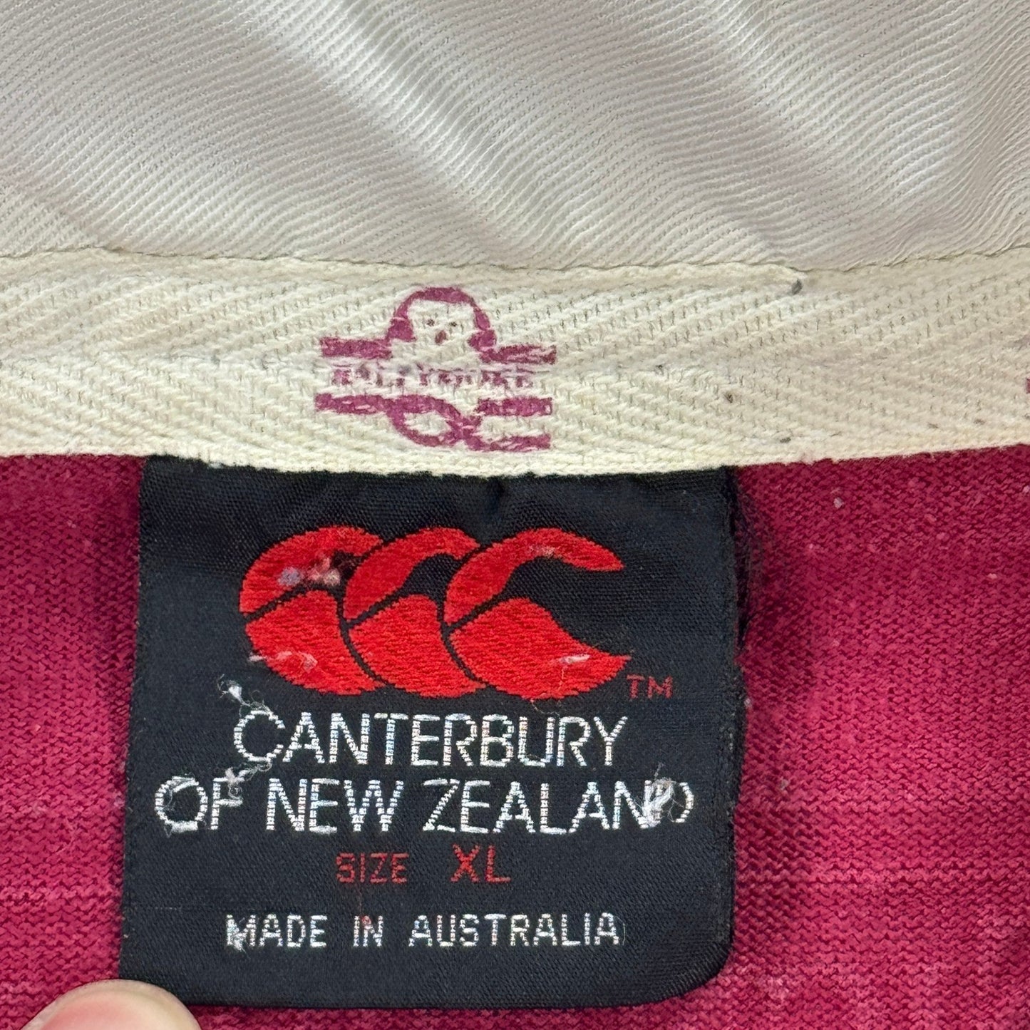 Vintage Queensland Reds Rugby Jersey 2001 Canterbury mens XL Made In Australia