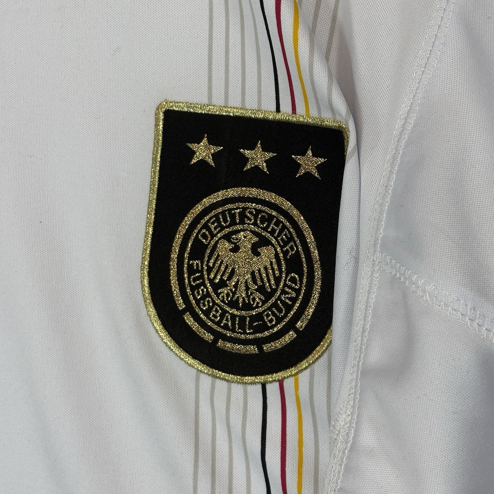 Adidas Germany 2010 Home Football Soccer White Jersey mens Large