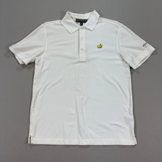 Masters Collection Polo Shirt mens Medium White Golf Augusta National Cotton