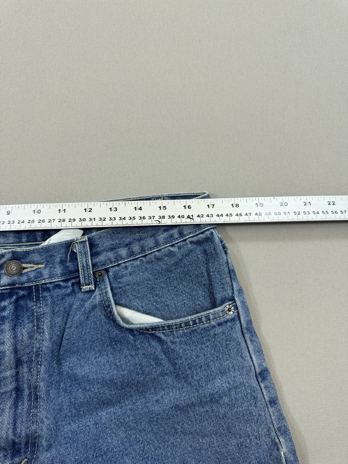 VTG Baggy Levi's Original Jeans Orange Tab Mens 36x32 Blue Denim Distressed