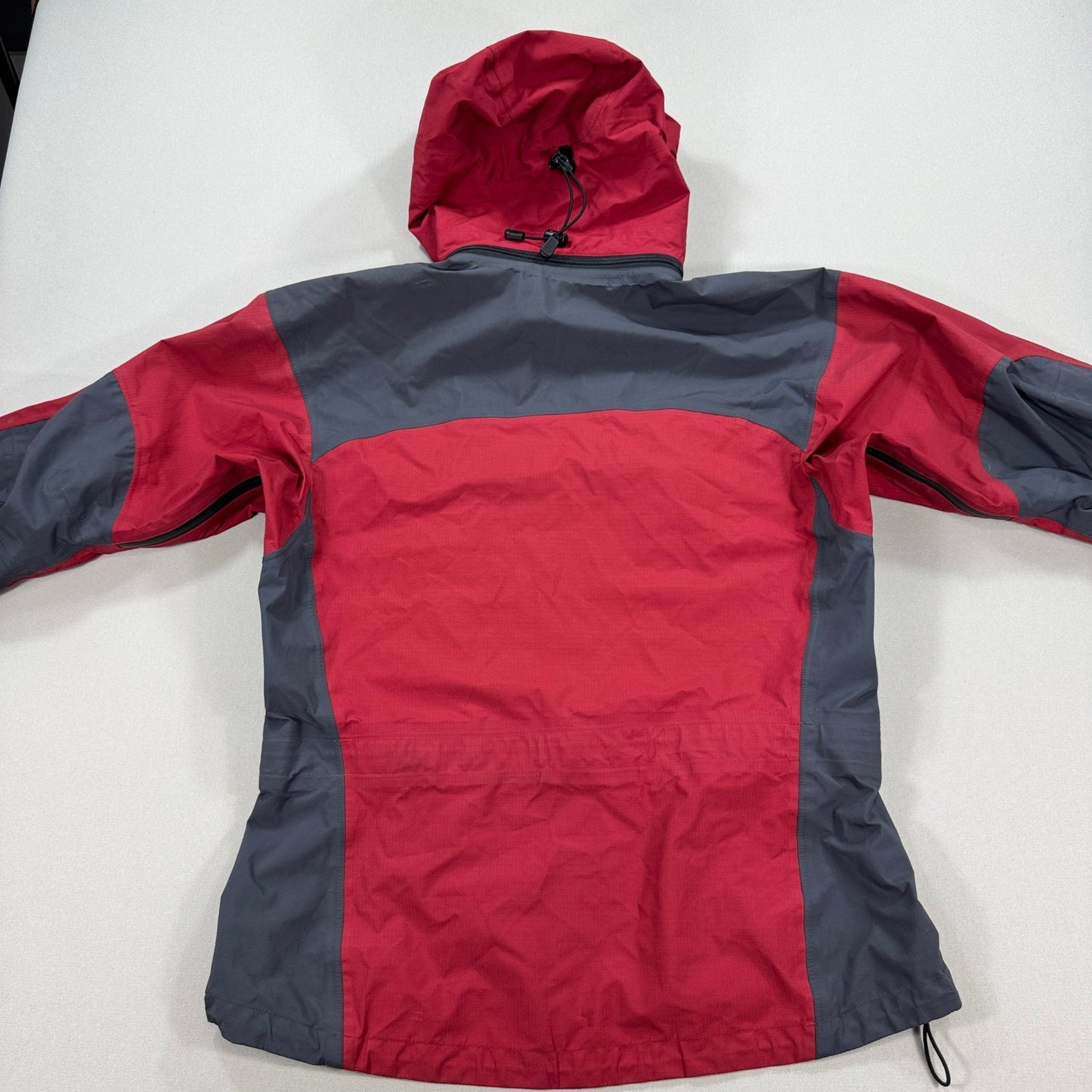 Vintage MEC Mountain Equipment Jacket Gore Tex Hooded Zip Pockets mens 2XL Red