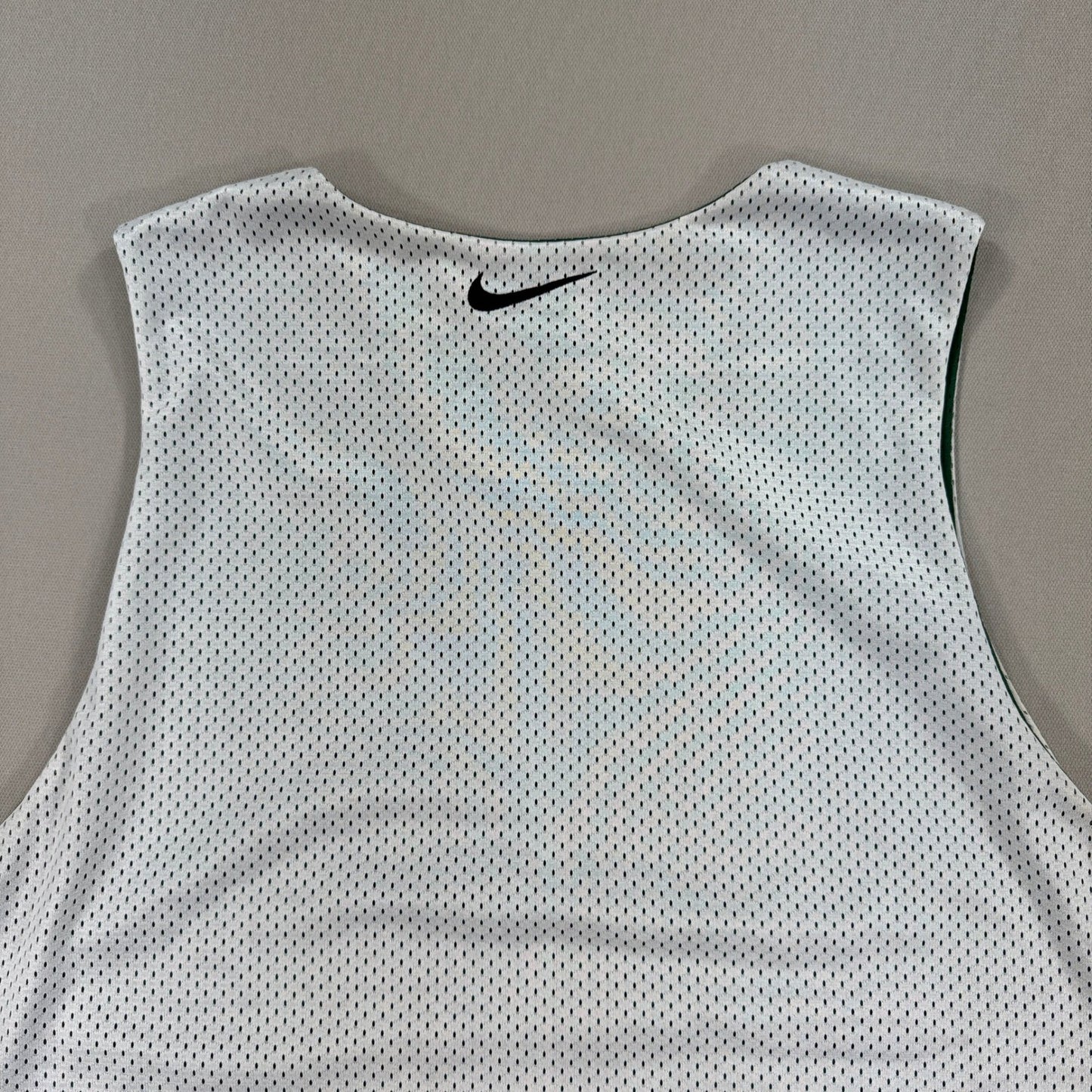 Nike Stock Reversible Basketball Jersey mens Medium Green White Practice Blank