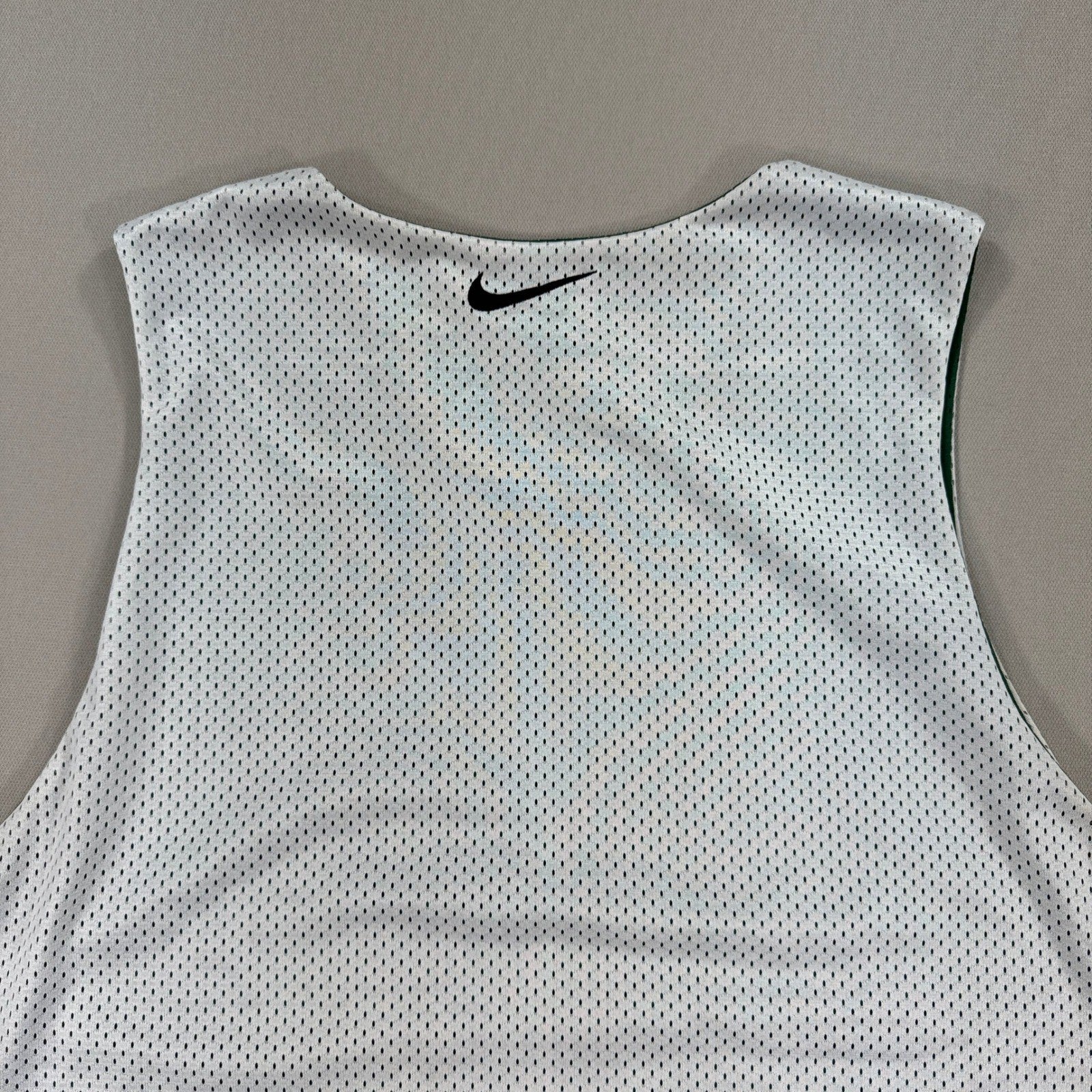 Nike Stock Reversible Basketball Jersey mens Medium Green White Practice Blank