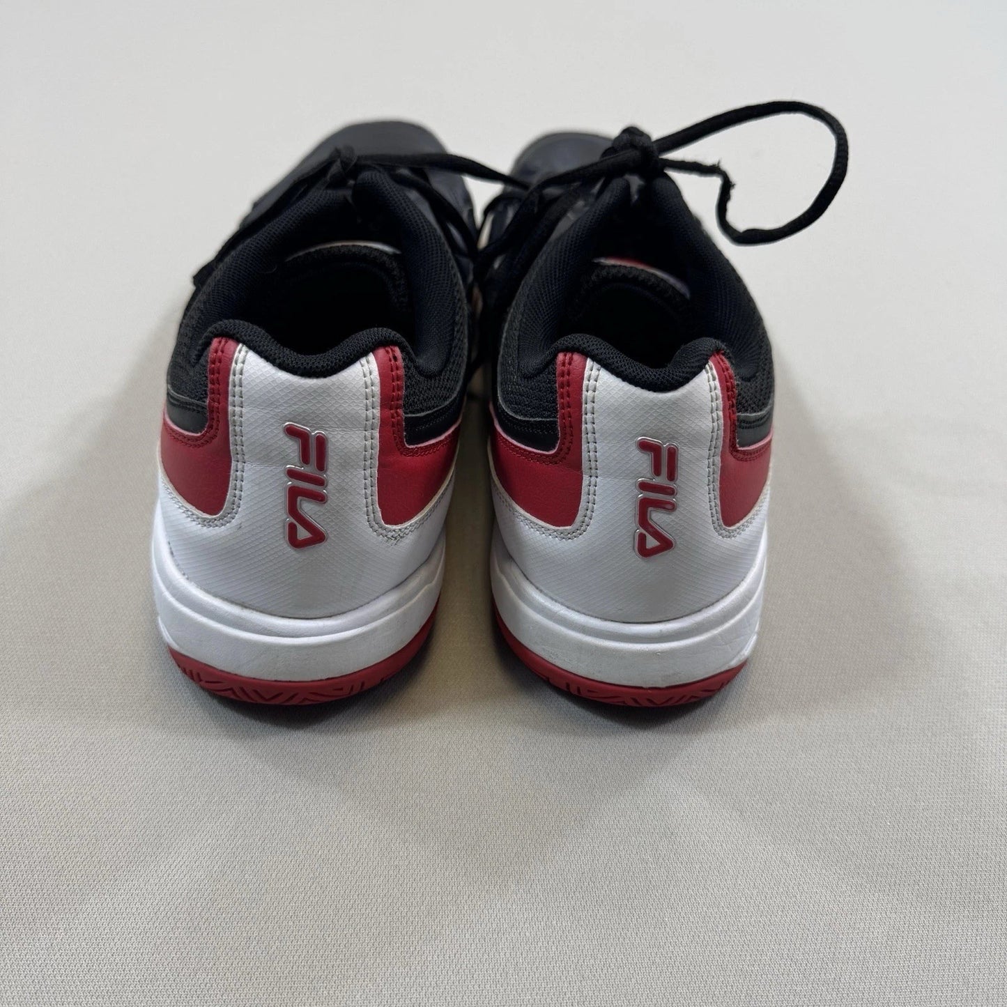 Fila Original Fitness mens Sz 13 White Red Black Sneakers Athletic Shoes Retro