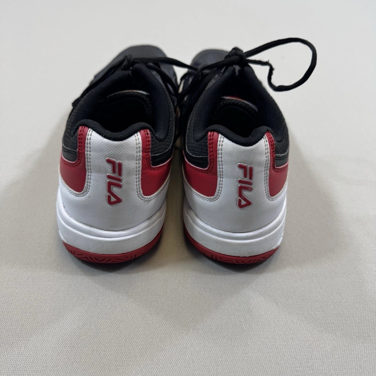 Fila Original Fitness mens Sz 13 White Red Black Sneakers Athletic Shoes Retro
