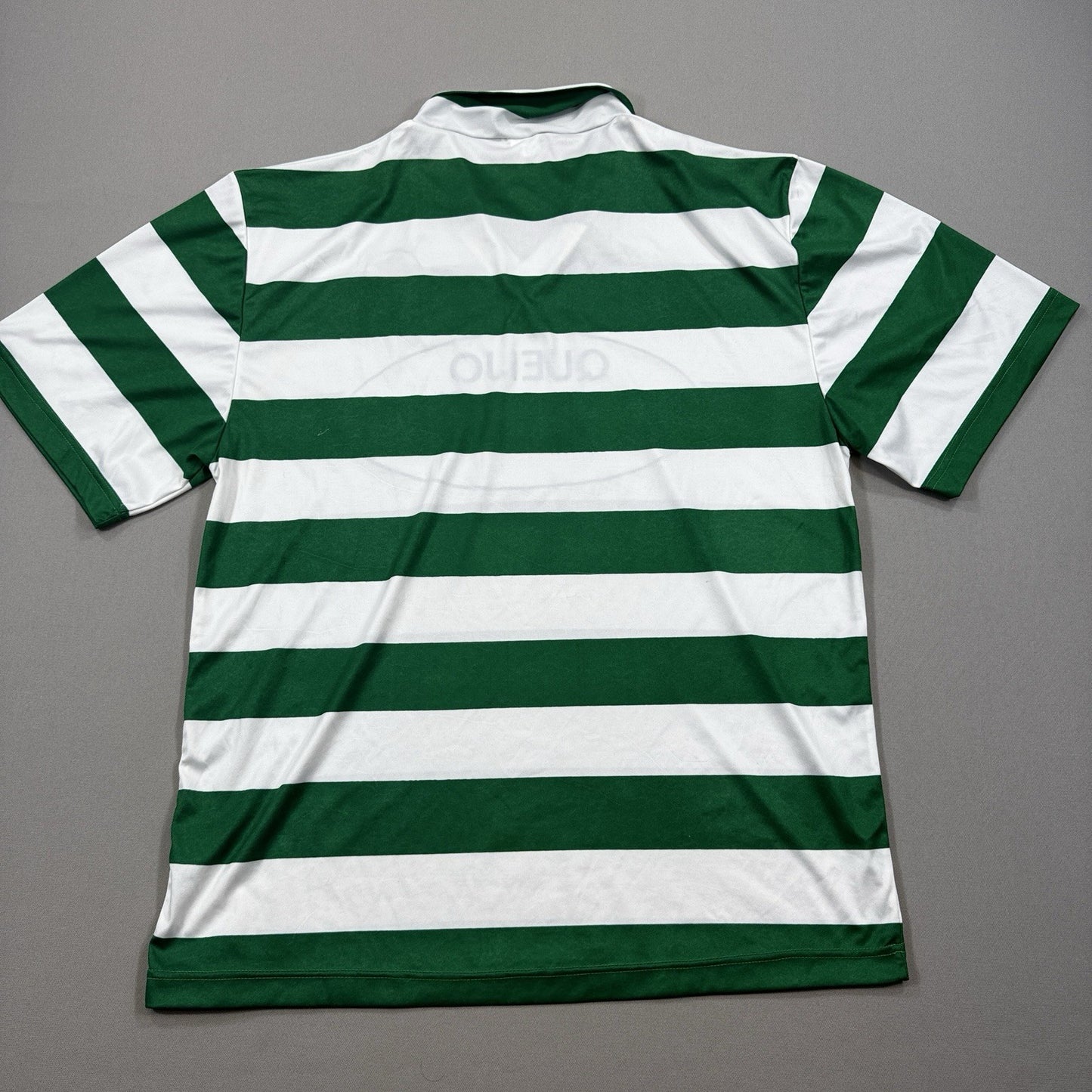 Agil Sports Jersey 90's Sporting Lisbon Home Football Mens Sz 12 Striped