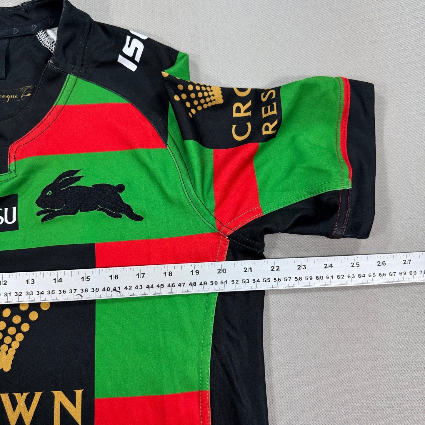 South Sydney Rabbitohs Home Jersey Mens Medium 2015 NRL ISC Rugby League VGC