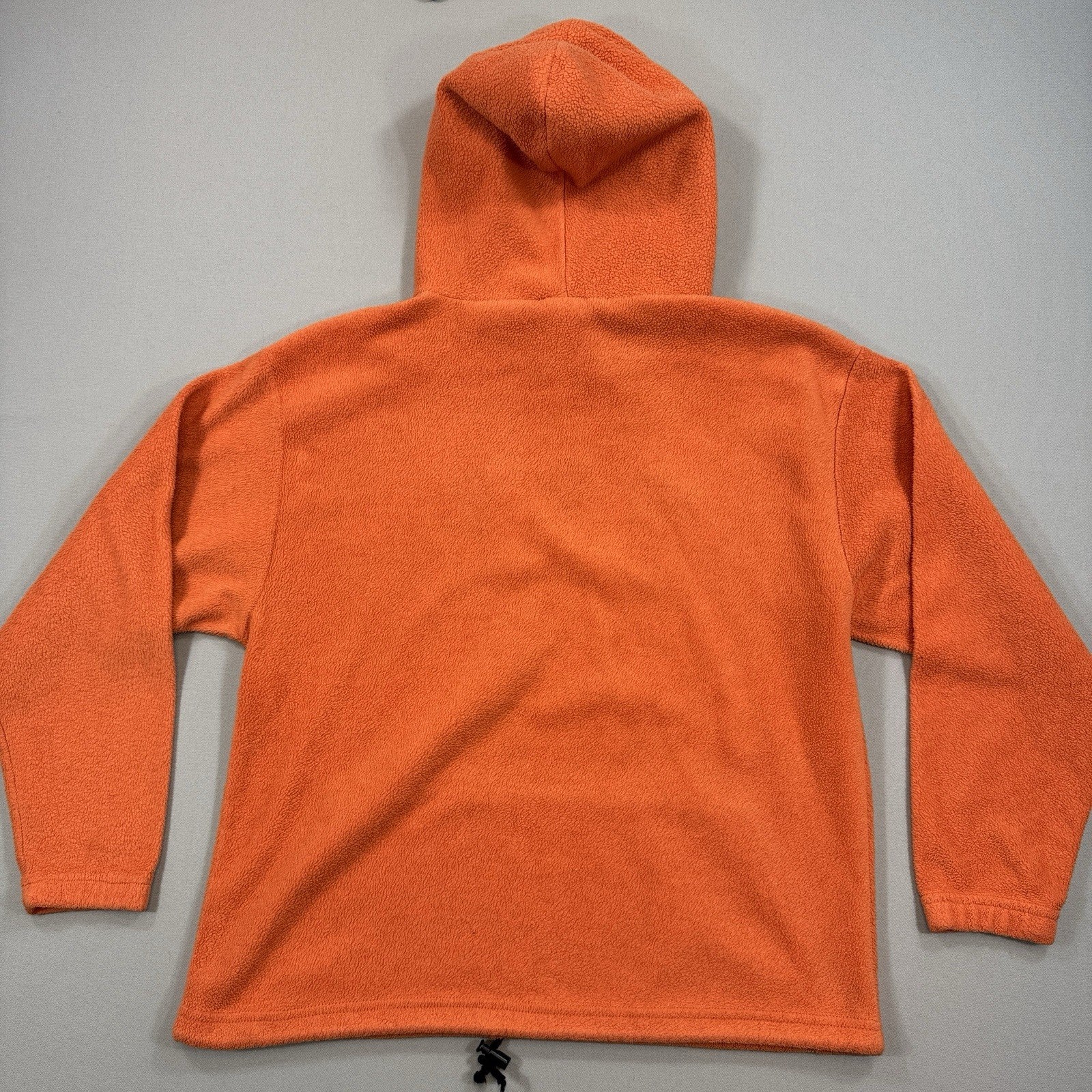 Vintage Gap Hoodie mens Small Orange Spell Out Pullover Fleece Made In Canada