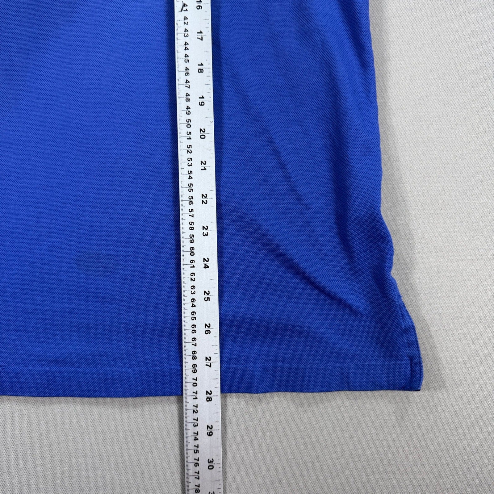 Polo Ralph Lauren Purple Label Polo Shirt Blue mens Large Made In Italy