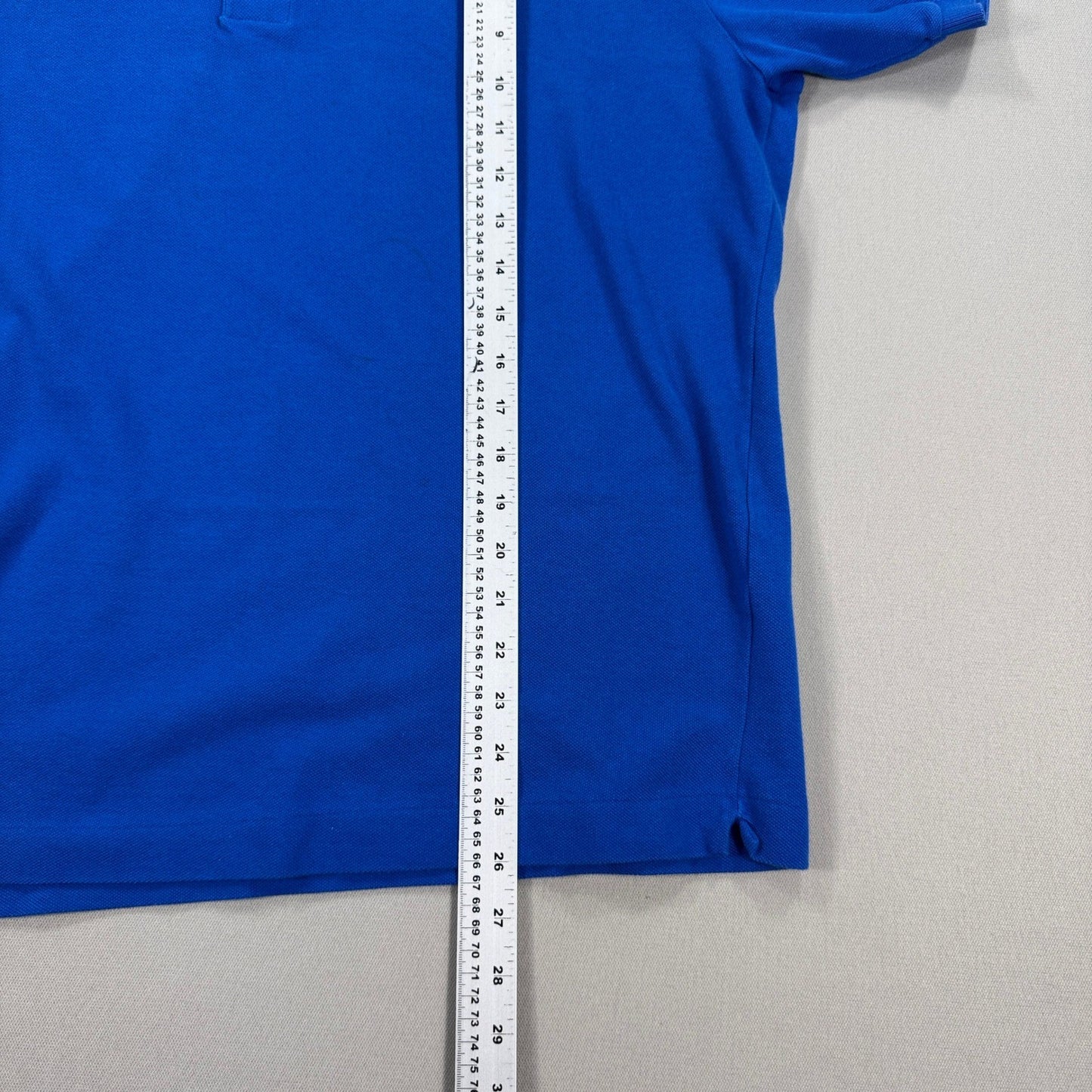 Lacoste Polo Shirt mens XL Blue Classic Fit Short Sleeve Collar Casual Top