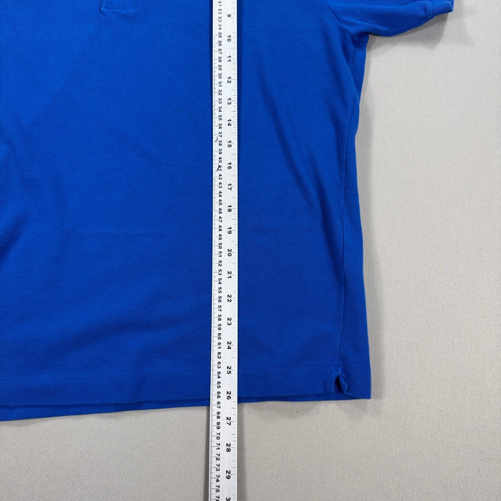 Lacoste Polo Shirt mens XL Blue Classic Fit Short Sleeve Collar Casual Top