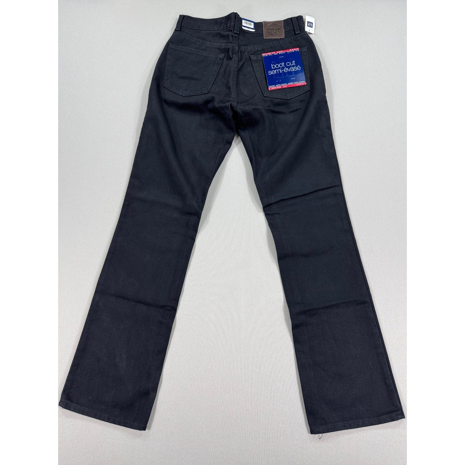 NWT GAP Bootcut Jeans Womens Sz 4 Black Trim Fit Flared Leg Made In Canada