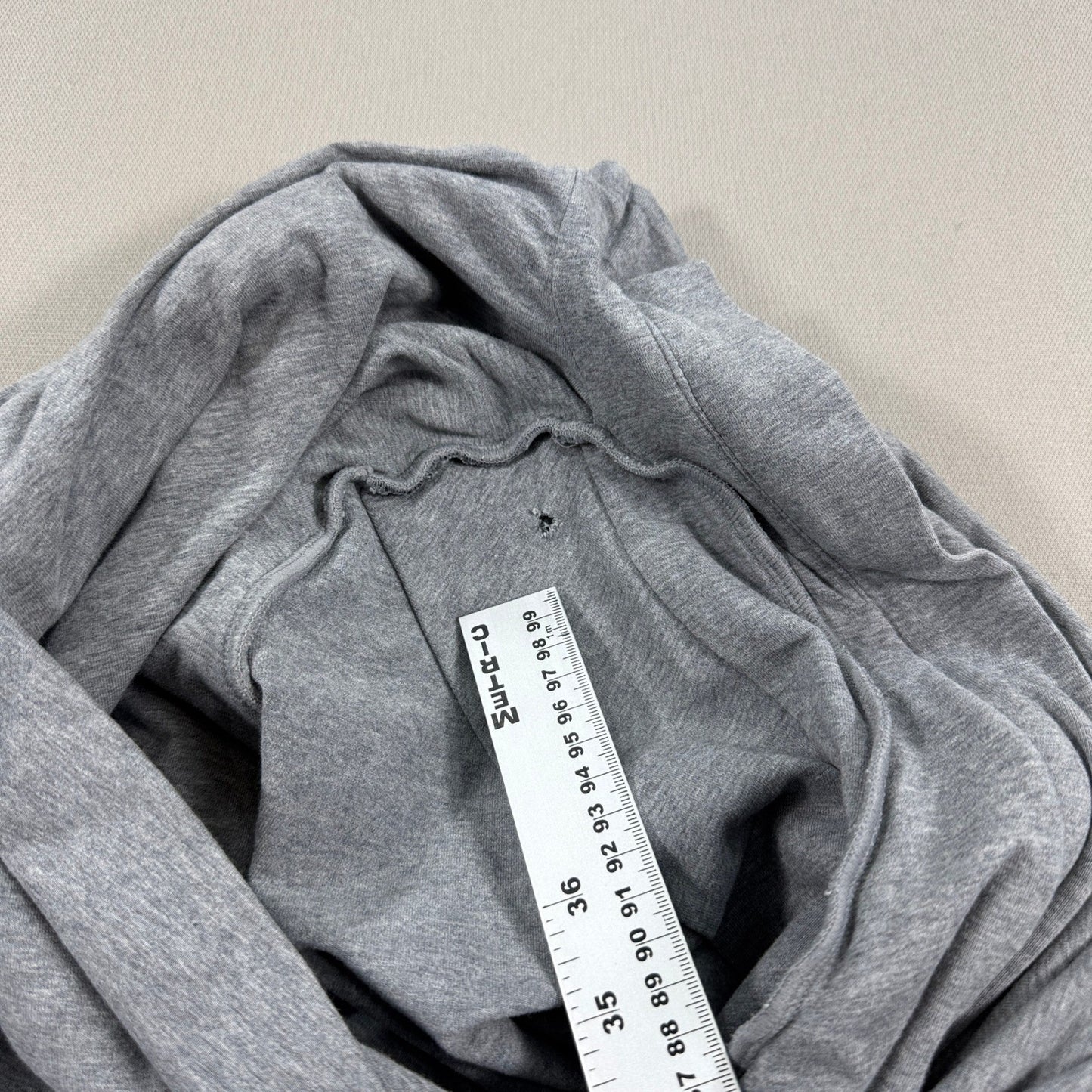 Lululemon Athletica Asymmetrical Zip Up Jacket Womens Size 10 Heathered Gray