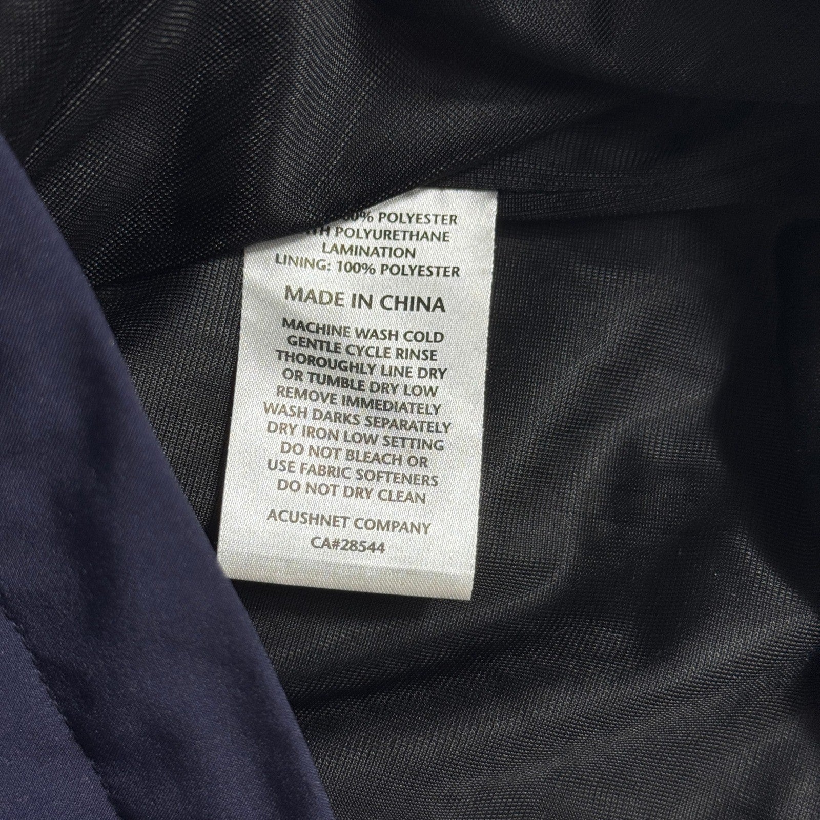 FootJoy DryJoys Tour Collection Short Sleeve Jacket mens M Blue 1/2 Zip