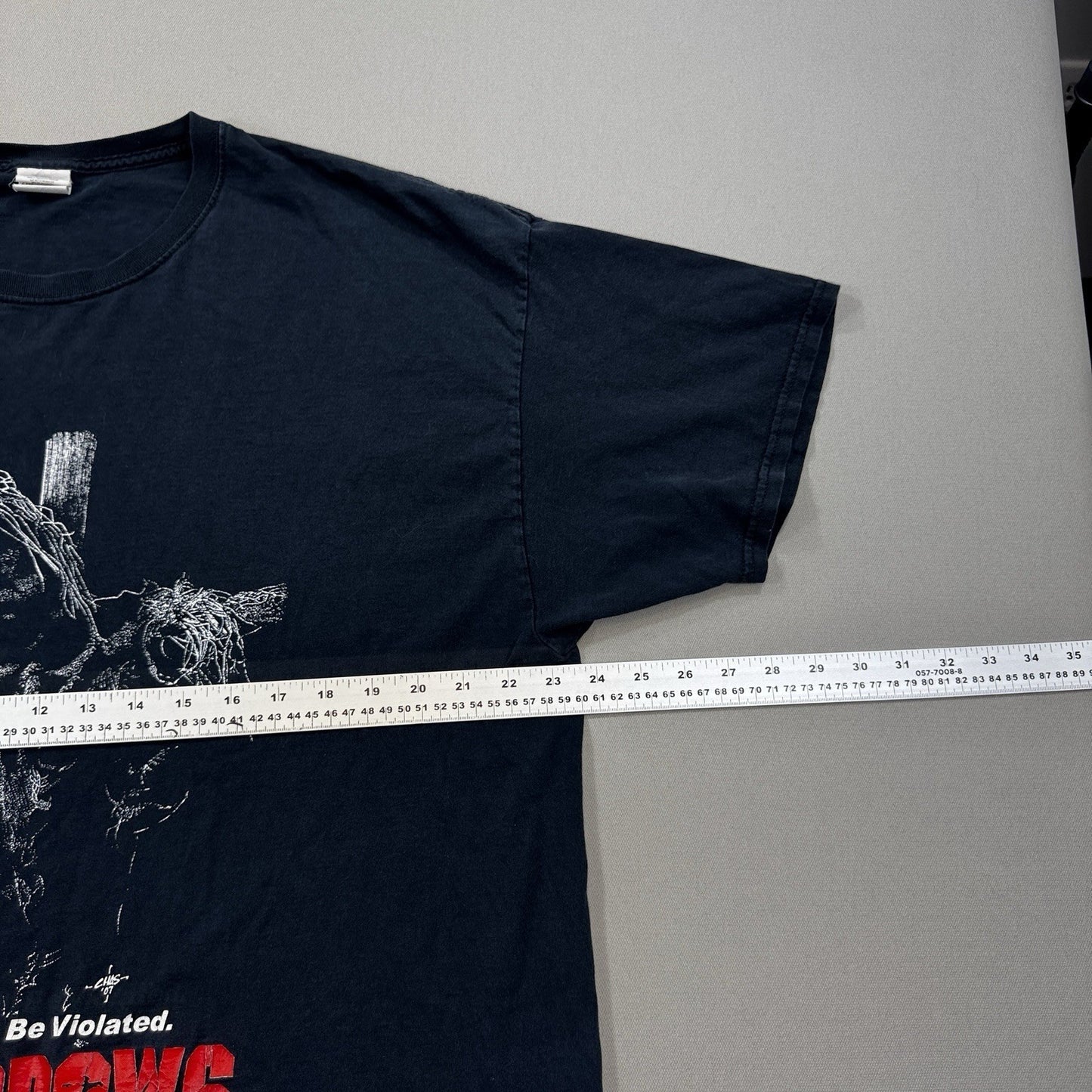 RARE Vintage Scarecrows Horror Movie Promo Art T-Shirt 2XL Fruit of The Loom