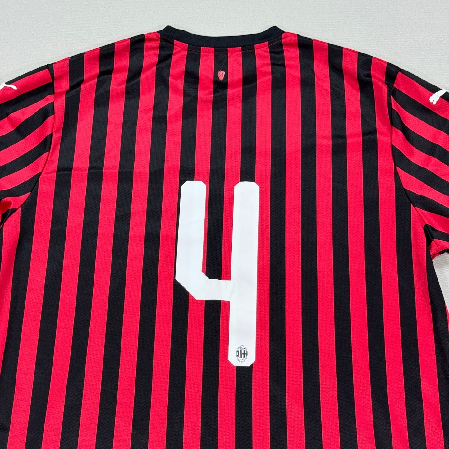 AC Milan Puma Fly Emirates Soccer Jersey mens 3XL Striped Football Home Shirt