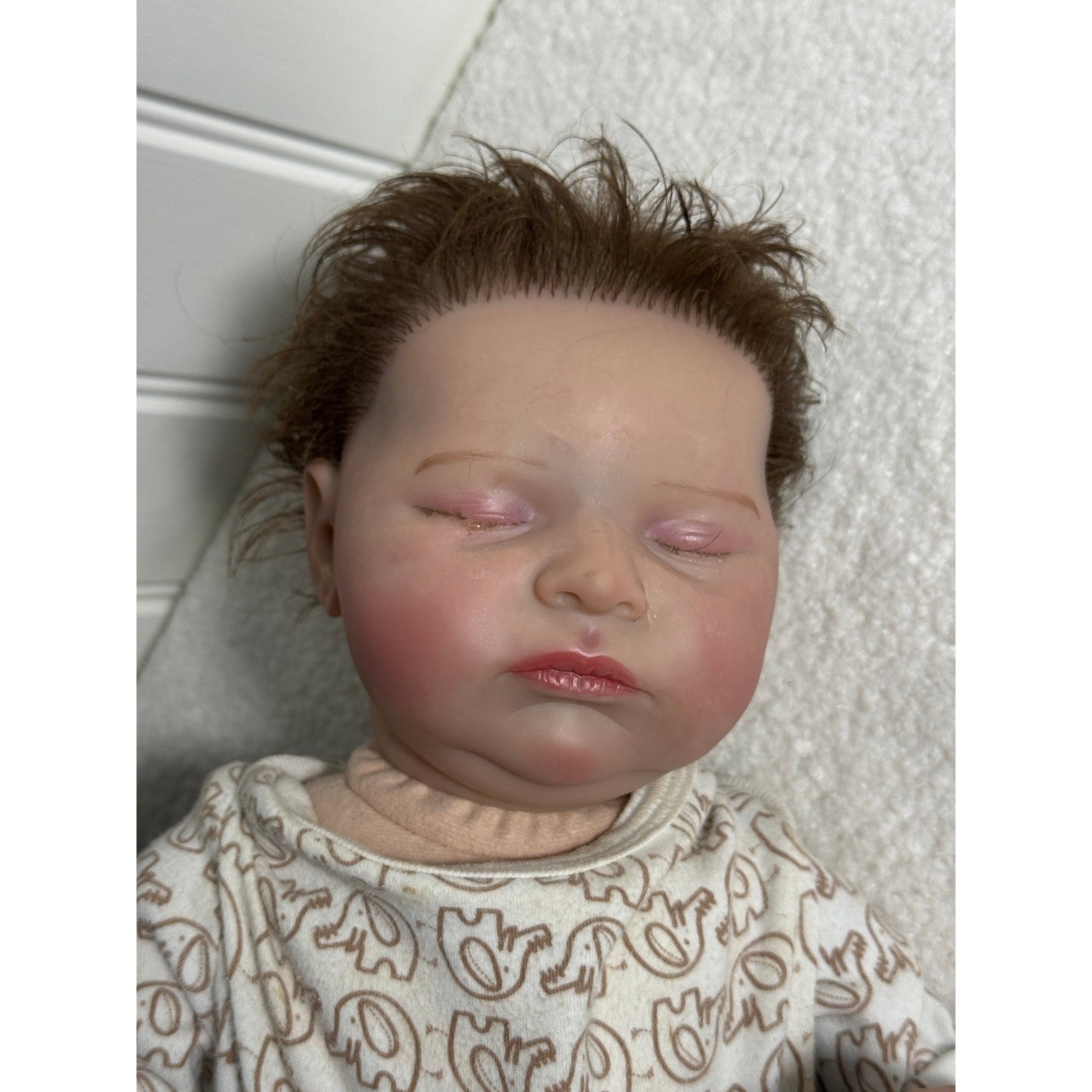 Reborn Bonnie Brown 2020 Baby Doll Realistic Lifelike Sleeping Newborn