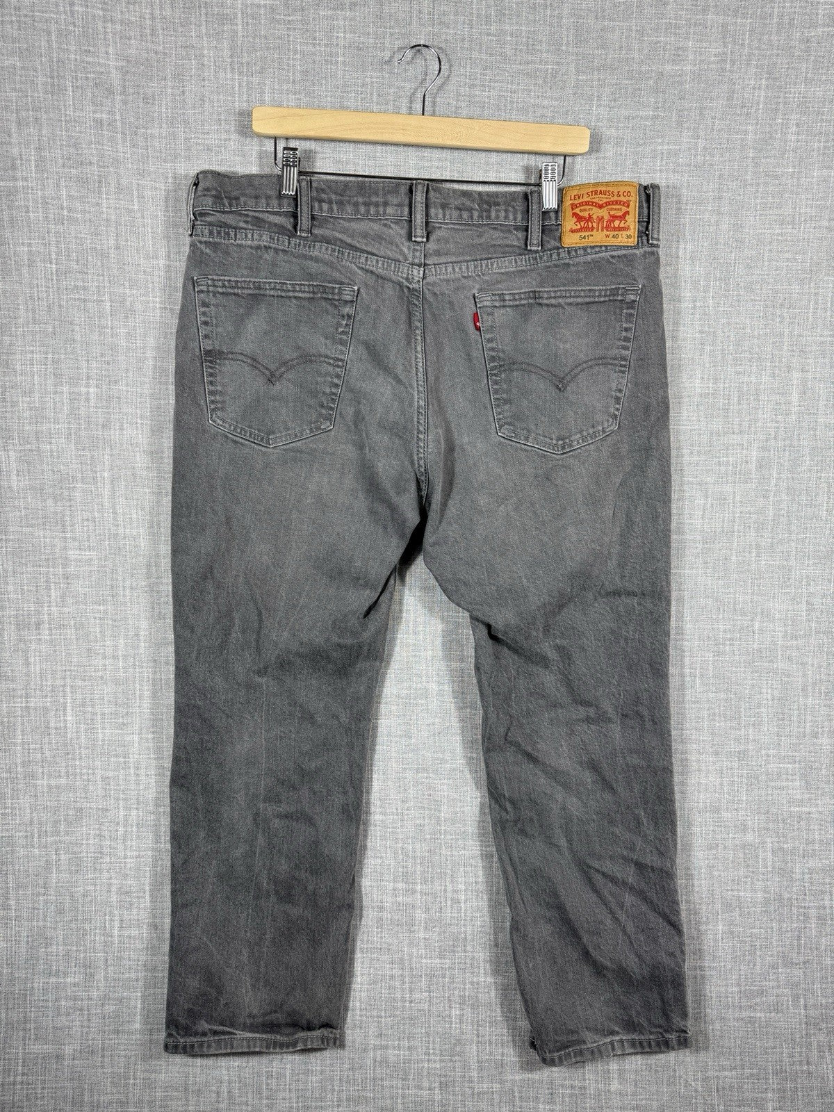 Levi Strauss 541 Black Jeans Made in Egypt Mens Size 40x30