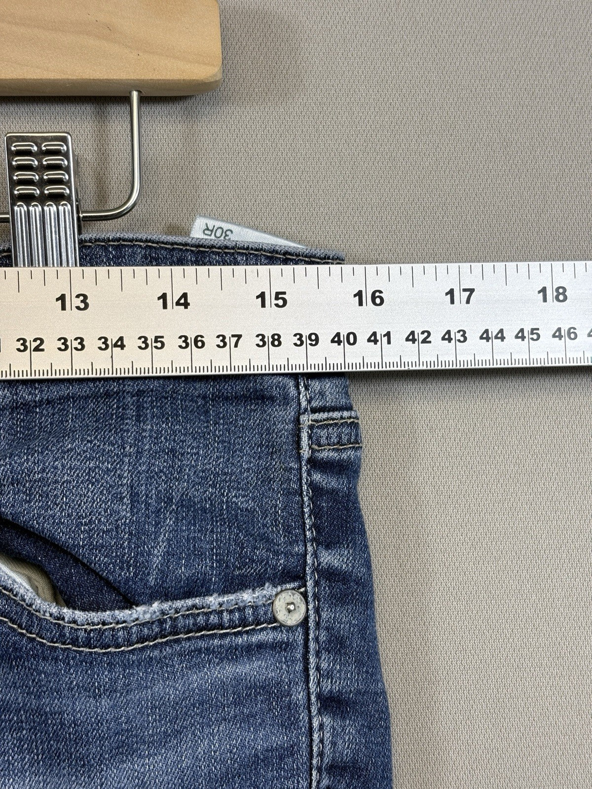 AG Adriano Goldschmied Jeans mens Size 30R Legging Ankle Skinny Blue Denim