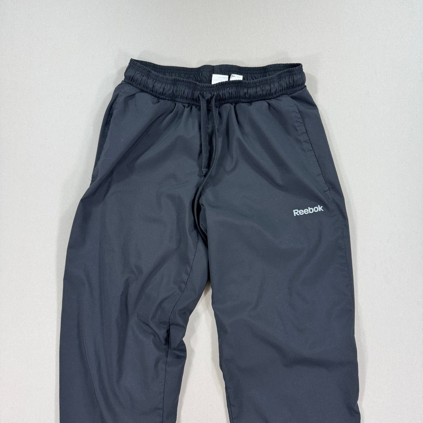 Reebok Classic Track Pants Regular Fit mens Medium Black Drawstring Joggers