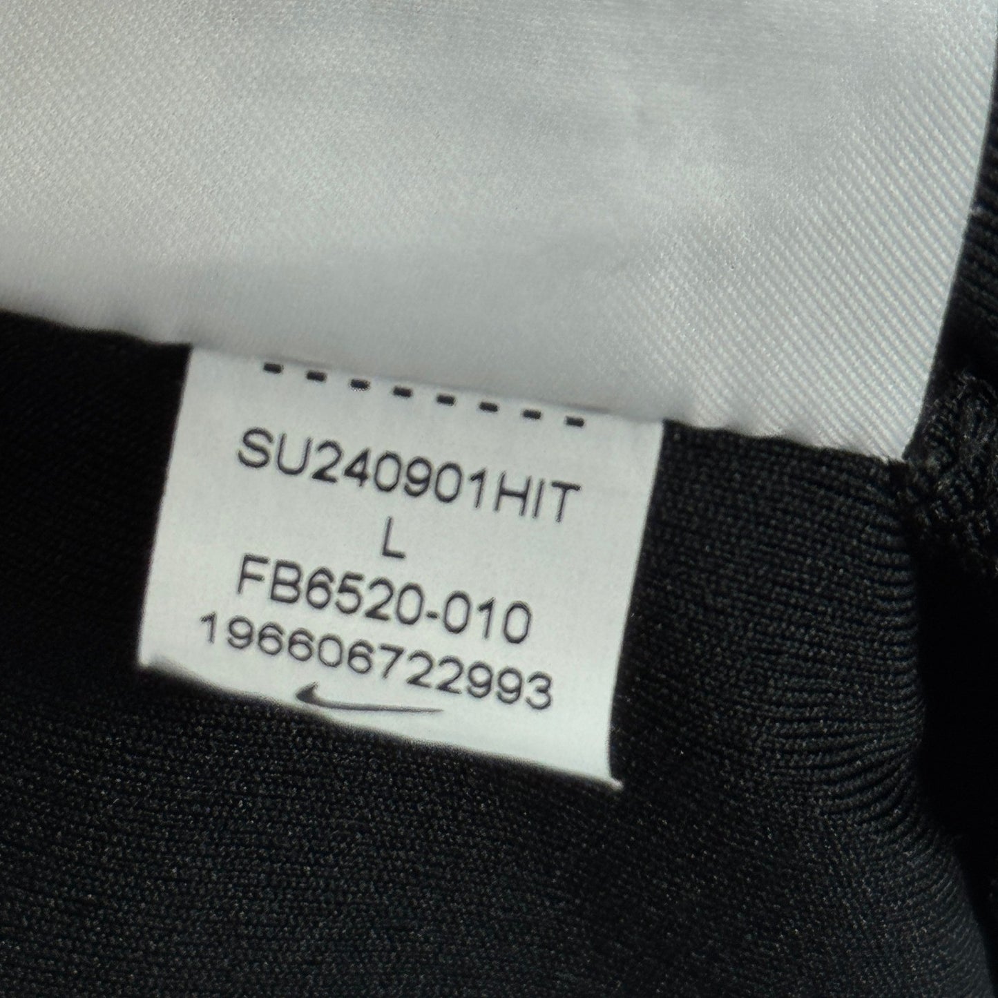 Nike NBA Utah Jazz Authentic Shorts mens Large Black Basketball Team Drawstring